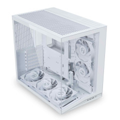 GABINETE GAMER DYNAMIC MINI V2 FLOW BRANCO COM 5 FAN O11DMIV2FW WHITE