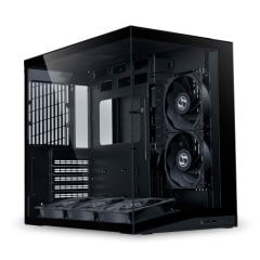 GABINETE GAMER DYNAMIC MINI V2 FLOW PRETO COM 5 FAN O11DMIV2FX BLACK