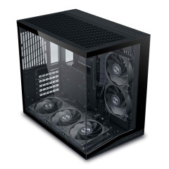 GABINETE GAMER DYNAMIC MINI V2 FLOW PRETO COM 5 FAN O11DMIV2FX BLACK