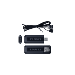 KIT 3 FAN GAMER UNI FAN SL-INF WIRELESS 120 ARGB PRETO 12SLIN1W3B PRETO