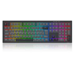 TECLADO MEMBRANA CRUX RGB FULL SIZE COM FIO K518-RGB-GB