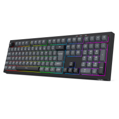 TECLADO MEMBRANA CRUX FULL SIZE  SF K518R-WL-GB