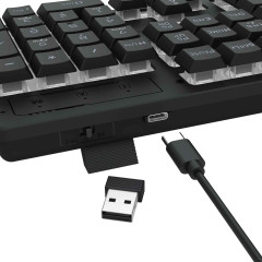 TECLADO MEMBRANA GAMER REDRAGON NETHERBANE PRO S/F - K521RGB-KS PT