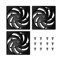 KIT 3 FANS GAMDIAS NOTUS M1-1203 PRETO
