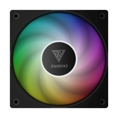FAN GAMDIAS NOTUS M1-1201 ARGB PRETO