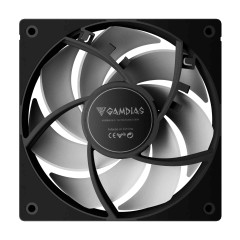 FAN GAMDIAS NOTUS M1-1201 ARGB PRETO