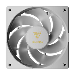 FAN GAMDIAS NOTUS M1-1201 WH ARGB BRANCO