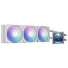 WATER COOLER GAMDIAS AURA GL 360 LCD WH BRANCO