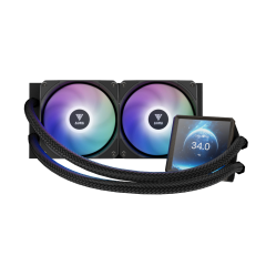 WATER COOLER GAMDIAS AURA GL 240 LCD PRETO