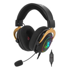 HEADSET GAMER HARRY POTTER ZEUS HOGWART'S RGB PRETO HP-510 RGB