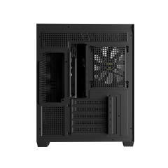 GABINETE GAMER GAMDIAS AURA GC10M ARGB V2 PRETO COM 3 FAN
