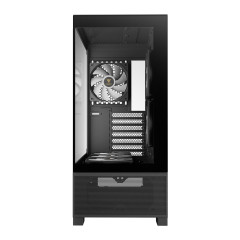 GABINETE GAMER GAMDIAS AURA GC12 ARGB PRETO 5 FAN