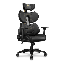CADEIRA COUGAR TERMINATOR ELITE GOLD PRETO 3MTREGLB.0001 CGR-TRE-GLB