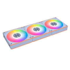 KIT 3 FAN GAMER UNI FAN CL WIRELESS 120 ARGB REVERSE BLADE 12RCL1W3W BRANCO