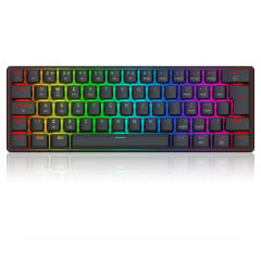 TECLADO MECANICO JAX PRO RGB PRETO SWITCH DUST-PROOF BROWN S/F K613-KBS PT-BROWN