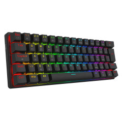 TECLADO MECANICO JAX PRO RGB PRETO SWITCH DUST-PROOF BROWN S/F K613-KBS PT-BROWN