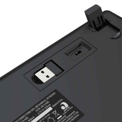 TECLADO MECANICO JAX PRO RGB PRETO SWITCH DUST-PROOF BROWN S/F K613-KBS PT-BROWN