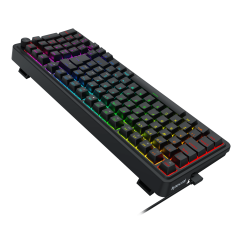 TECLADO GAMER EISA MAGNETIC PRETO K686RGB-M