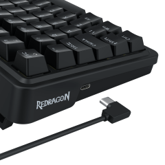 TECLADO GAMER EISA MAGNETIC PRETO K686RGB-M