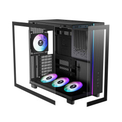 GABINETE GAMER GAMDIAS ATLAS M4 COM 4 FAN PRETO