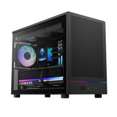 GABINETE GAMER ATHENA M4M PRETO COM 3 FAN