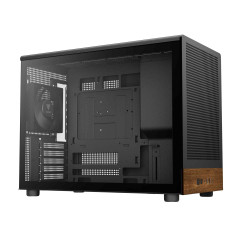 GABINETE GAMER ATHENA M4M WOOD PRETO COM 3 FAN