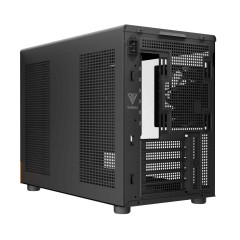 GABINETE GAMER ATHENA M4M WOOD PRETO COM 3 FAN