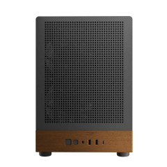 GABINETE GAMER ATHENA M4M WOOD PRETO COM 3 FAN