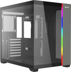 GABINETE GAMER REDRAGON TESSERACT RGB PRETO CA-614B SEM FAN