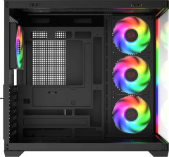 GABINETE GAMER REDRAGON TESSERACT RGB PRETO CA-614B SEM FAN