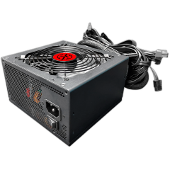 FONTE GAMER KALKAN 750W WATTS 80 PLUS BRONZE PRETO