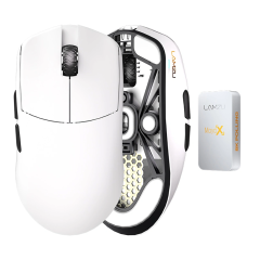 MOUSE GAMER LAMZU MAYA X 8K S/F WHITE