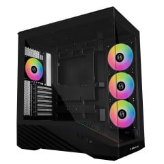 GABINETE LIAN LI V100 PRETO C/FAN V100RX BLACK