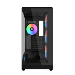 GABINETE LIAN LI V100 PRETO C/FAN V100RX BLACK
