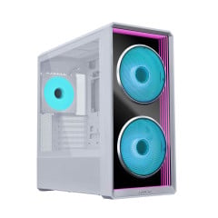 GABINETE LIAN LI LANCOOL 217 BRANCO 3 FAN LAN217INFW