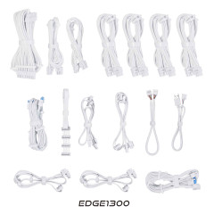 FONTE GAMER 80 PLUS PLATINUM EDGE1300 WATTS PRETO EG1300 WHITE US