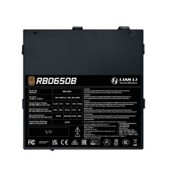FONTE GAMER 80 PLUS BRONZE RB0650B WATTS PRETO RB0650B BLACK US