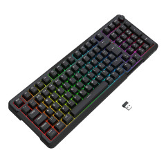 TECLADO MECANICO ARLOKKS RGB PRETO SWITCH RPC LINEAR S/F K742B