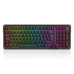 TECLADO MECANICO EISA PRO RGB PRETO SWITCH DUST-PROOF BROWN S/FIO K686-RGB-PRO ( PT-BROWN )