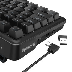 TECLADO MECANICO EISA PRO RGB PRETO SWITCH DUST-PROOF BROWN S/FIO K686-RGB-PRO ( PT-BROWN )