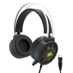 HEADSET GAMER REDRAGON GRENDEL RGB PRETO H314-RGB