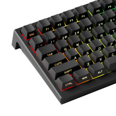 TECLADO AKKO TAC75 HE 8K SP RGB 83 US PRETO SWITCH GLARE