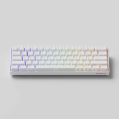 TECLADO MAGNETIC MONSGEEK FUN60 PRO 8k SP RGB 61 US WHITE