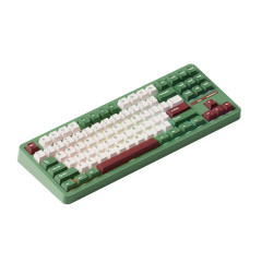 TECLADO AKKO TAC87 MATCHA RED BEAN RGB 88 US STELLAR ROSE