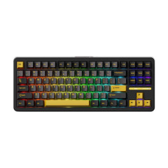 TECLADO AKKO TAC87 BLACK E GOLD RGB 88 US MIRROR