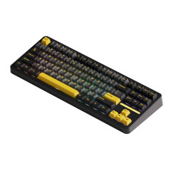 TECLADO AKKO TAC87 BLACK E GOLD RGB 88 US MIRROR