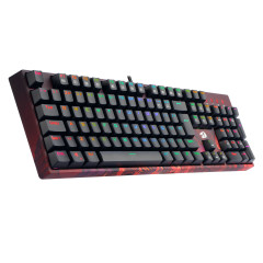 TECLADO MECANICO GAMER INFERNAL VISERION ID582 RGB DUST-PROOF BROWN ID582 V2 (PT-BROWN)
