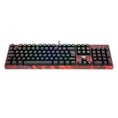 TECLADO MECANICO GAMER INFERNAL VISERION ID582 RGB DUST-PROOF BROWN ID582 V2 (PT-BROWN)