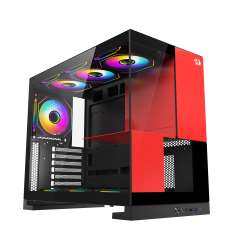 GABINETE GAMER REDRAGON ETERNAL SEM FAN PRETO CA-612BR