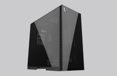 GABINETE GAMER GEOMETRIC MODEL 6 CEZANNE PRETO GEO-M6-CEB